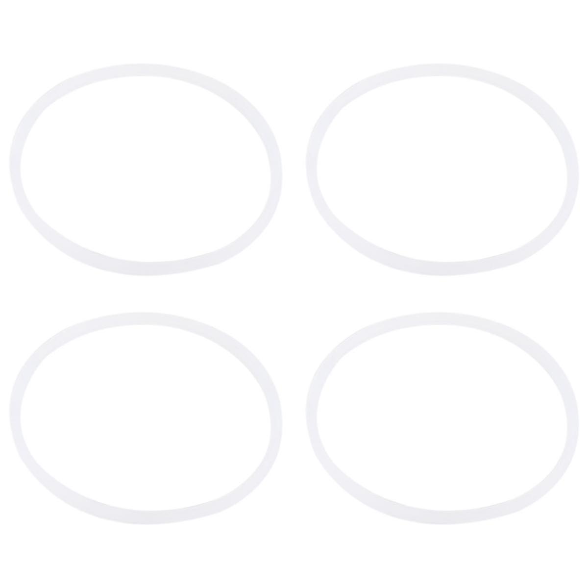 New Replacement Gaskets Rubber Seal Ring for Magic Blender Flat/ 4 Pack