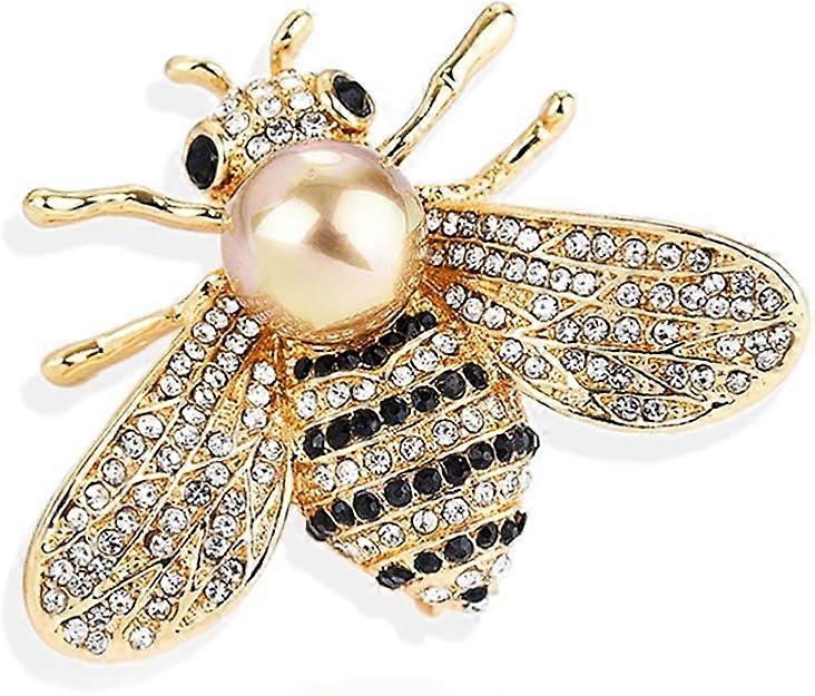 Kadınlar Kız için Bal Arısı Böcek Taşlı Hayvan Broşu