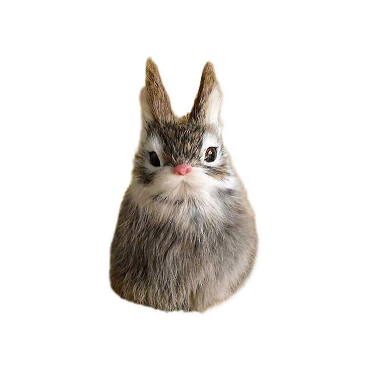 Cute Imitation Bunny Window Decoration Artificial Statue Dining Table Decoration in Easter Restaura
