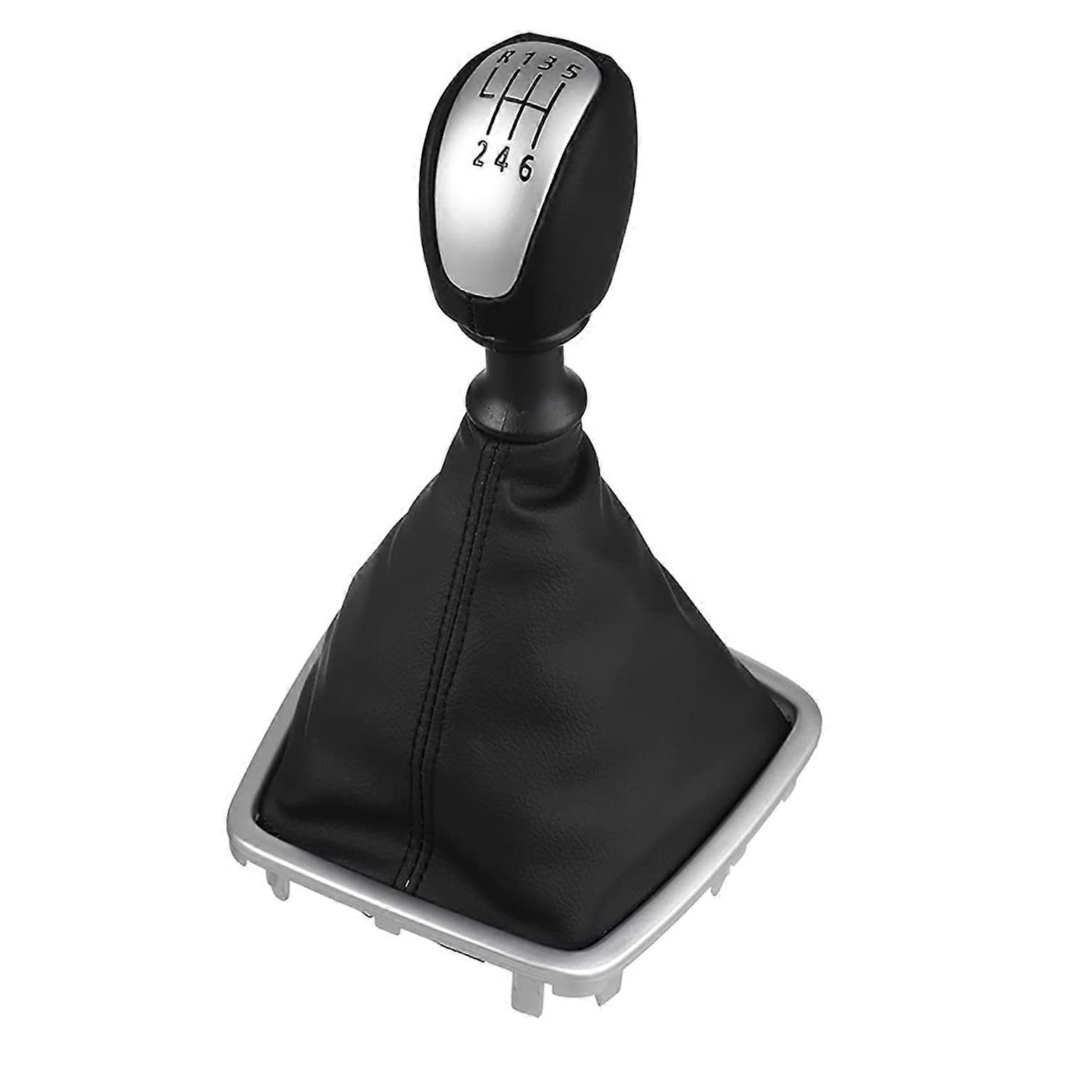 6 Speed Car Gear Shift Knob Gaiter Boot Cover Lever Shifter Handle Stick Boot Gaitor For Renault Laguna Mk3 2007-2014