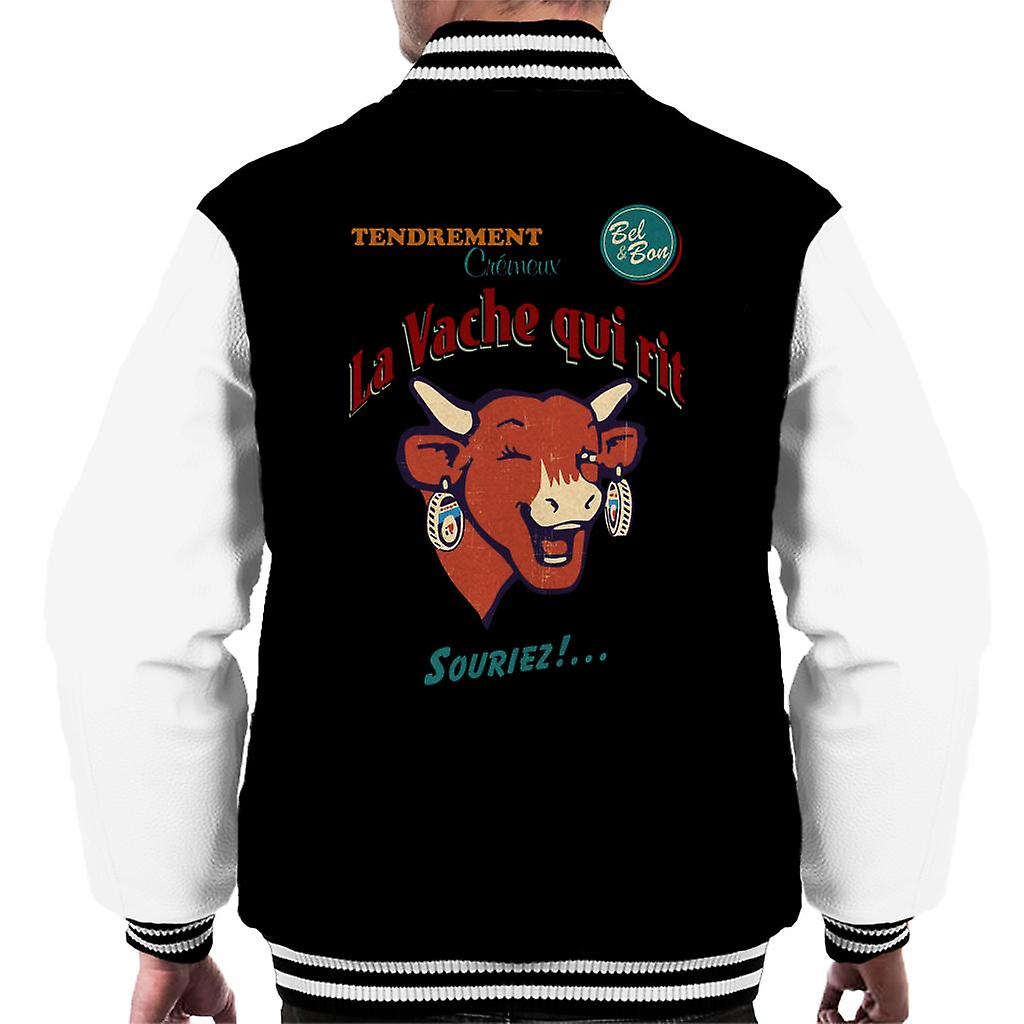 The Laughing Cow Smile Men's Varsity Jacket
