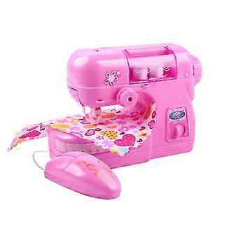 Mini elektrische Nähmaschine Pretend Spielzeug für Kinder Kinder Mädchen Geburtstag Weihnachtsgeschenk Educa