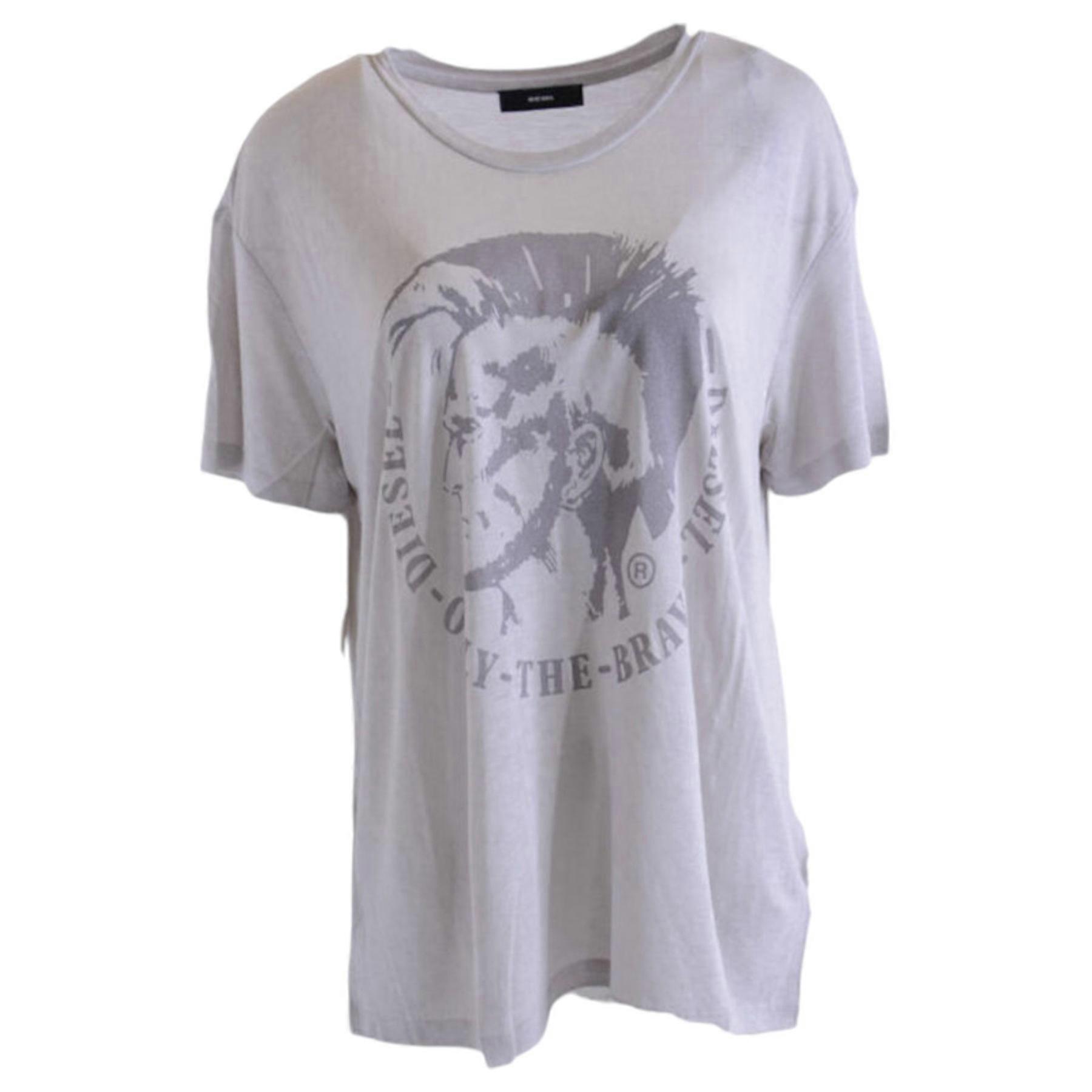 Diesel Moriprint Womens Shirts Crew Neck Short Sleeve Cl