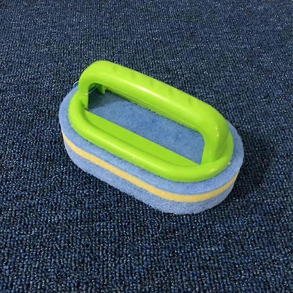 Multipurpose Sponge Brush With Handle Soft Scouring Brush Kitchen Cleaning Tool