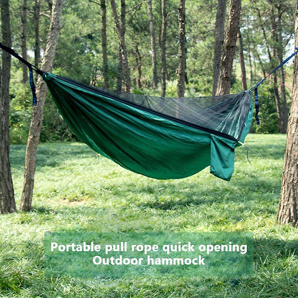 Moustiquaire Pour Hamac, Légère Et Portable, Avec Fermeture éclair, Camping Extérieur, Noire