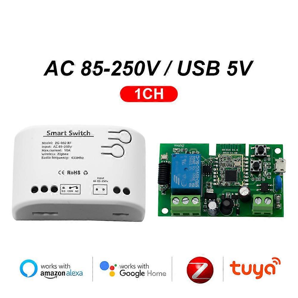 Tuya Smart Light Motor Switch Module Relay Smart Home APP Fernbedienung Funktioniert mit Gateway Alexa Google Assistant