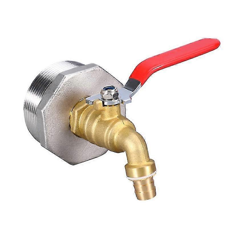 2 Inch Drum Faucet Brass Barrel Faucet With Epdm Gasket For 55 Gallon Drum-Yvan