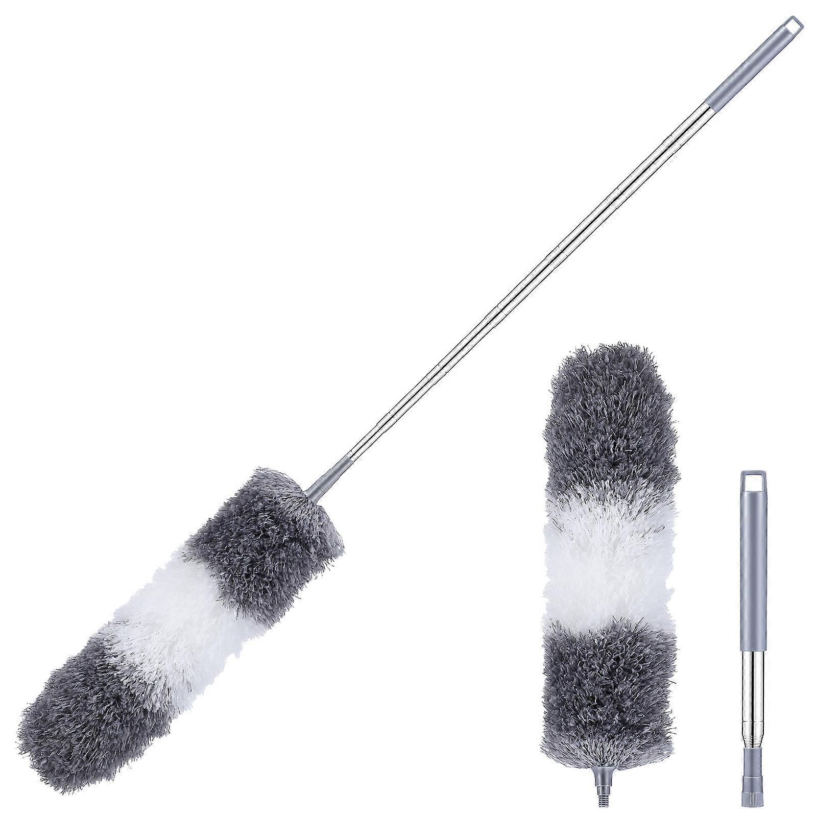 Duster With Extension Pole Microfiber Duster Dust Cleaner Flexible Duster Fan Cleaner Duster Ceiling Duster