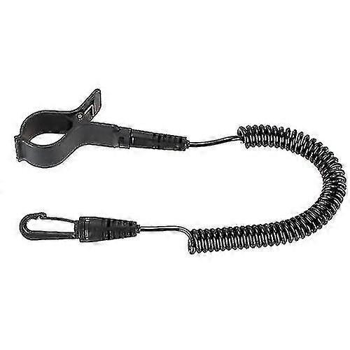 hmwy-1pcs paddle leash elastic kayak canoe safety rod leash kayak accessory stretch to 1.9m