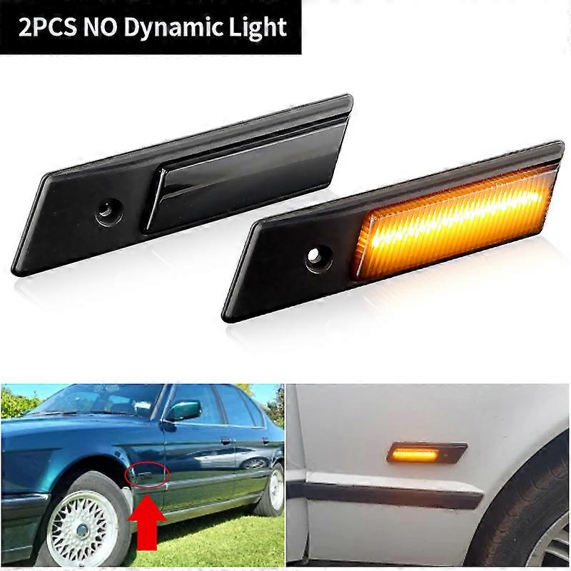 Led Dynamic Turn Signal Light Side Marker Fender Sequential Lamp Indicator Blinker For BMW E32 E34 E36 1990-1996 M3 3 5 7 Series