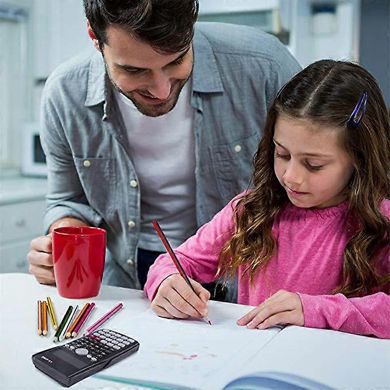 Scientific Calculator with 240 Functions and 2-Line Screen Multi-purpose Portable Student Calculator for Math Teaching