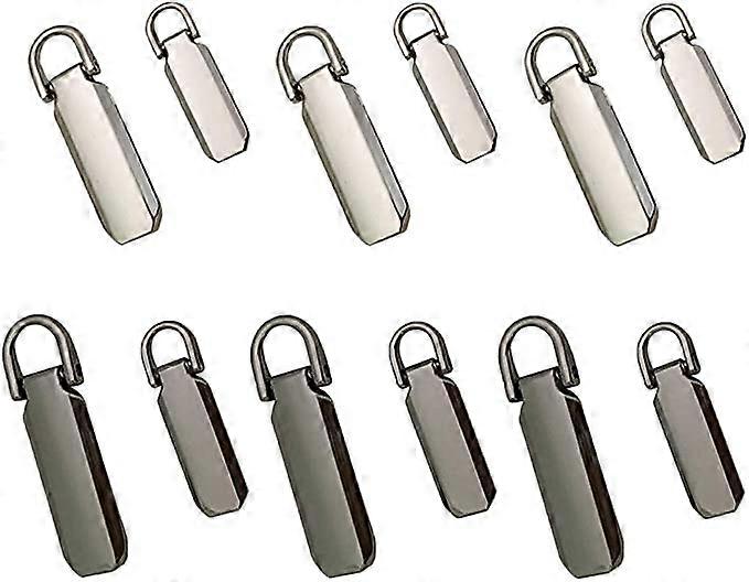 ZK- 12 Pack Heavy Duty Zip Pullers for Garment or Backpack Repair and Crafting