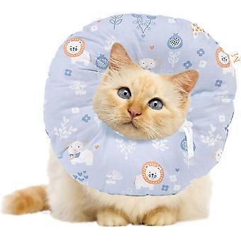 Cat Collar, Dog Collar, Adjustable Soft Collar for 16-29CM Pets, Move Freely, Anti-bite and Anti-bite, Suitable for Pets (Purple),2024 Ping