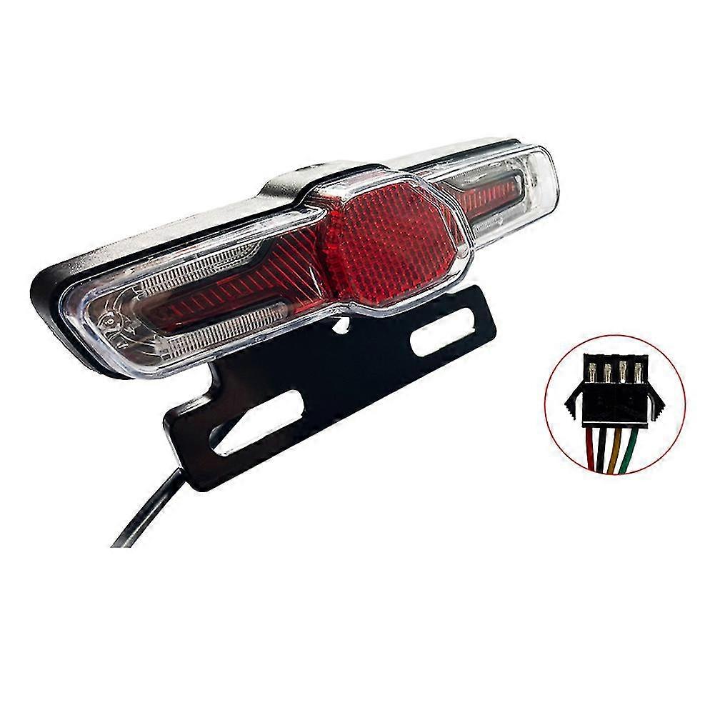 E-Bike Light Kit - Front Headlight, Rear Brake Light & Turn Signals For 36V 48V 52V Electric Bikes & Trikes