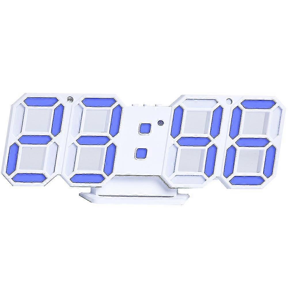 Digital Alarm Clock Smart Electronic Wall Clock 12h/24h Time Display