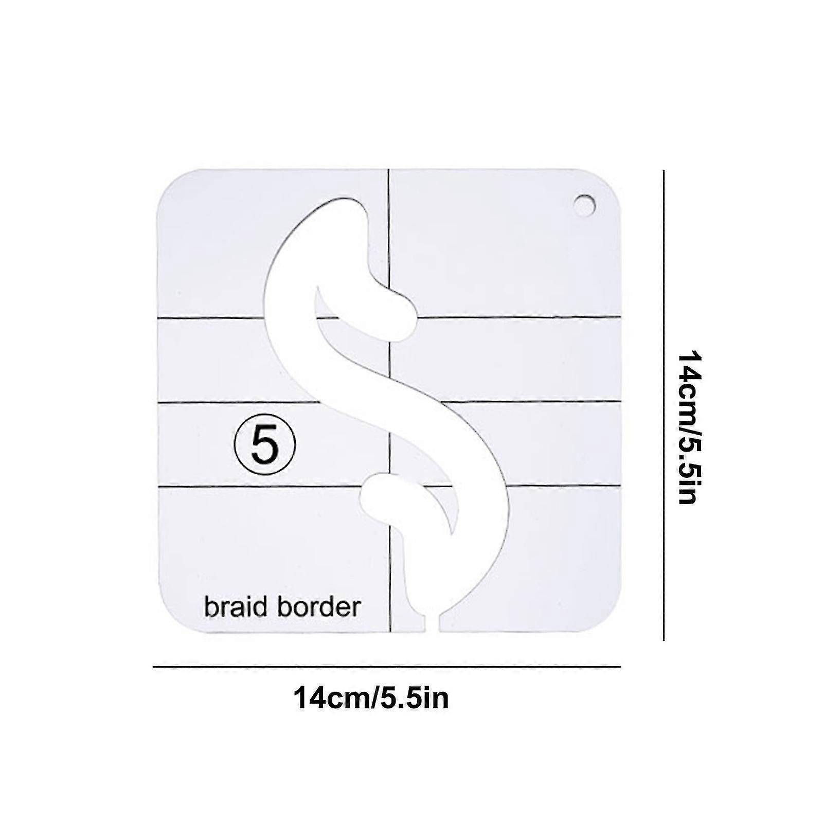 Acrylic Diy Sewing Patchwork Ruler Special-shaped Hollow Sewing Kit Patchwork Template