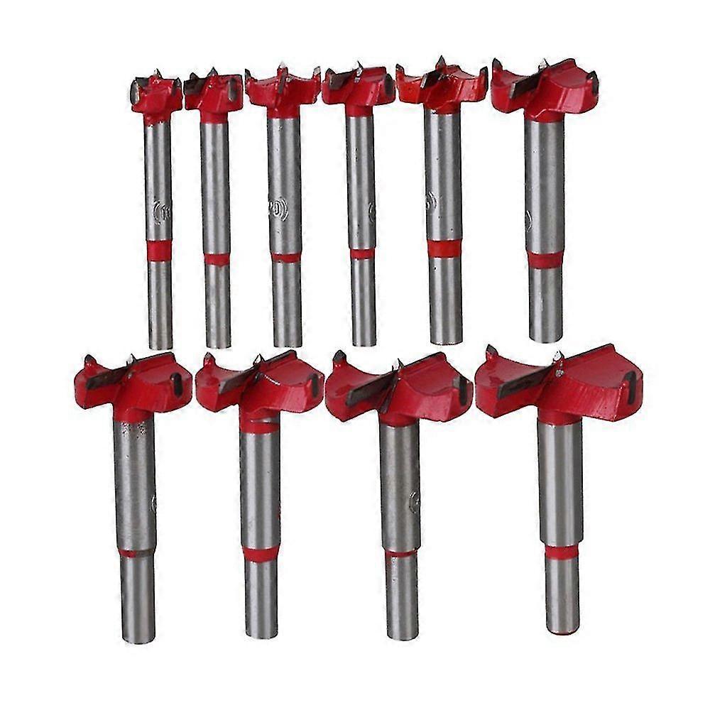 10 قطع المهنية فورستنر مثقاب مجموعة النجارة هول المنشار الخشب القاطع ، سبائك الصلب الخشب Drilli