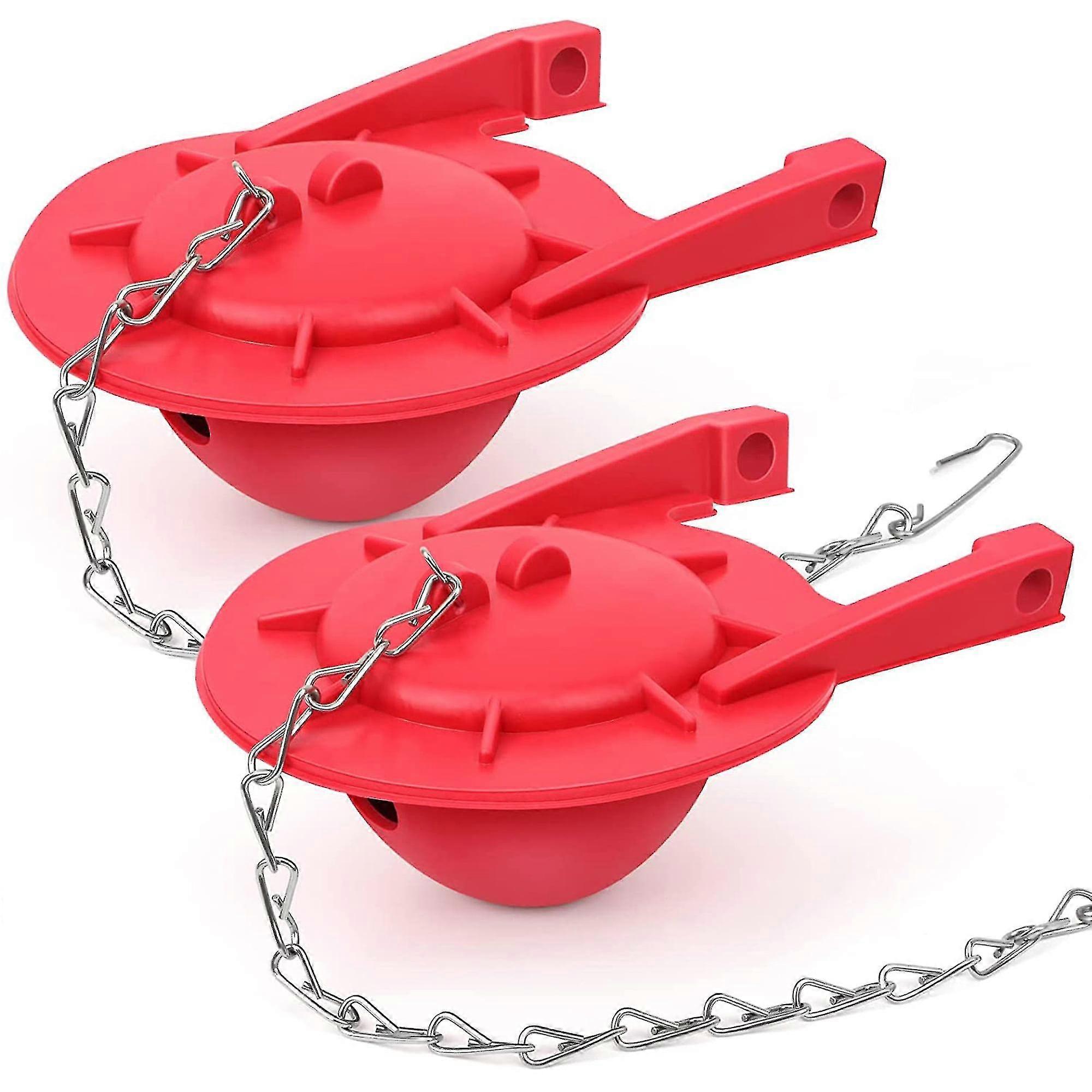 2 Pack Universal Water-saving Valve Toilet Flapper