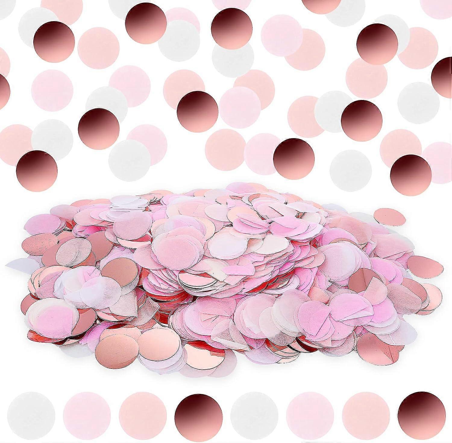 6000 pièces confettis multicolore coloré circulaire en papier confettis rond en papier de soie table confettis pour mariage anniversaire anniversaire Noël partie