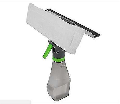 Microfiber Window Cleaner And Scraper - 3 In 1 - Multipurpose | Window Cleaner Spray Tool For Indoor And Outdoor Window | Glass Cleaning | Car Window