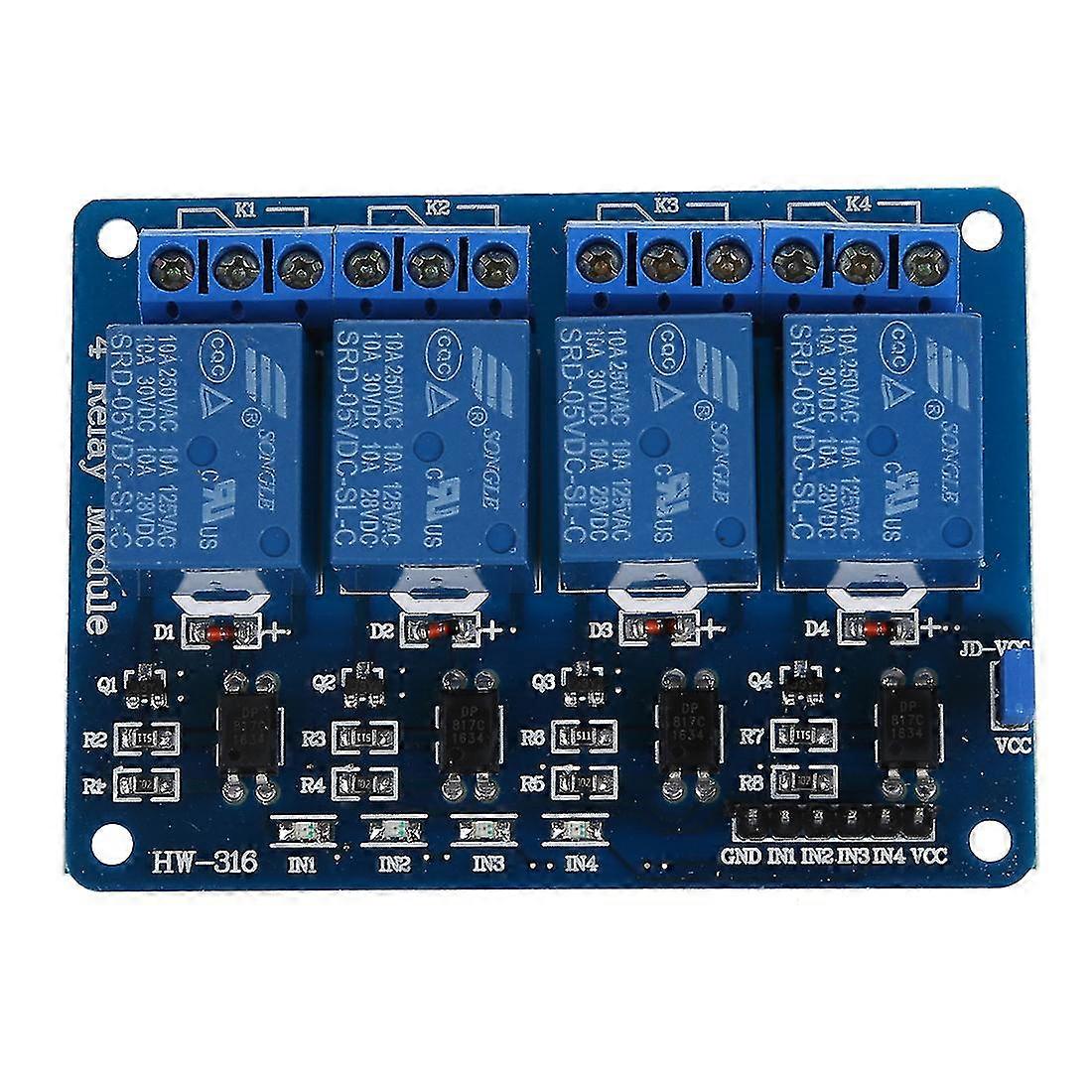 4 Channel 5v Relay Module For Ttl-logik