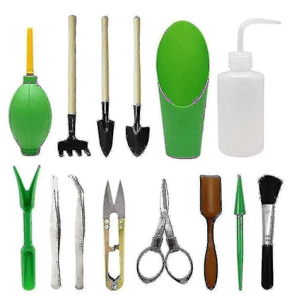14 Pcs/set Gardening Tool Set, Spray Bottle, Seedling Lifter, Watering Bottle, Potted Plant Pruning