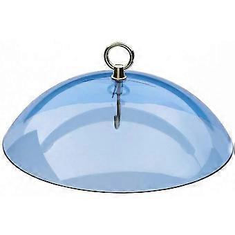 Universal Squirrel Proof Baffle Vogelhäuschen Schutz Dome mit Haken Auswahl Hängen Clear View Vogel Feeder mit integrierter Eichhörnchen Schallwand (1pcs, Bl
