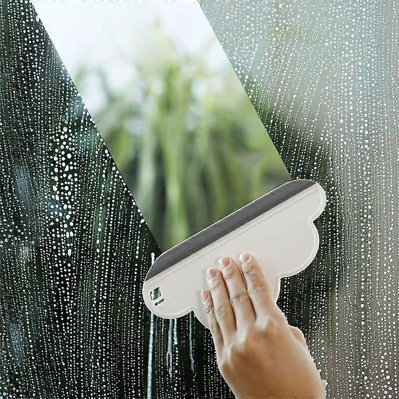 Shower Squeegee, Multi-Function Cloud Shaped Silicone Squeegee, Bathroom Squeegee, Window Cleaner Squeegee