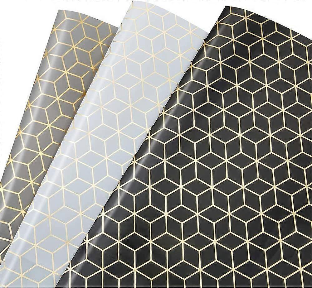 3 Pieces Gift Wrapping Paper