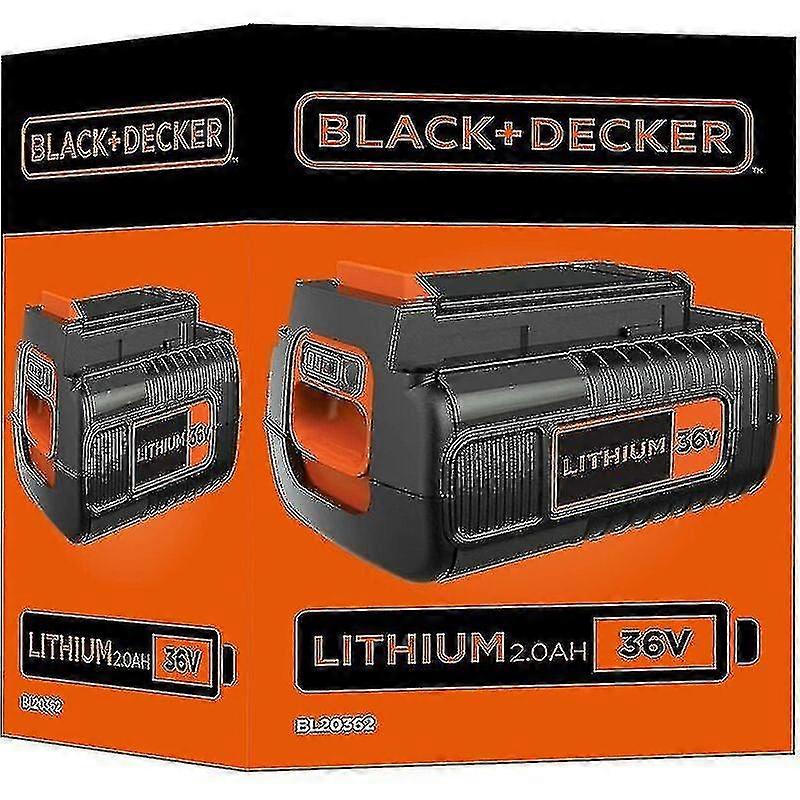 2024 Hot Styleמבצע סתיו, סוללת ליתיום 36V 2Ah, תואמת לכל כלי שחור + דקר 36V, ללא אפקט זיכרון, פריקה עצמית נמוכה, מעשית, C