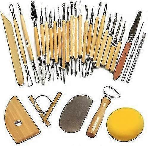 Pottery Tool Clay Sculpting Tools Chisel For Potter/ceramic Artist Kit 30 Pcs