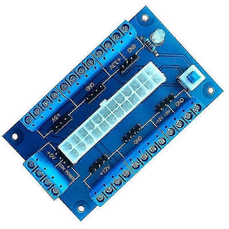 PC 24/20Pin ATX DC Voeding Breakout Board Module Adapter DIY Accessoires Module