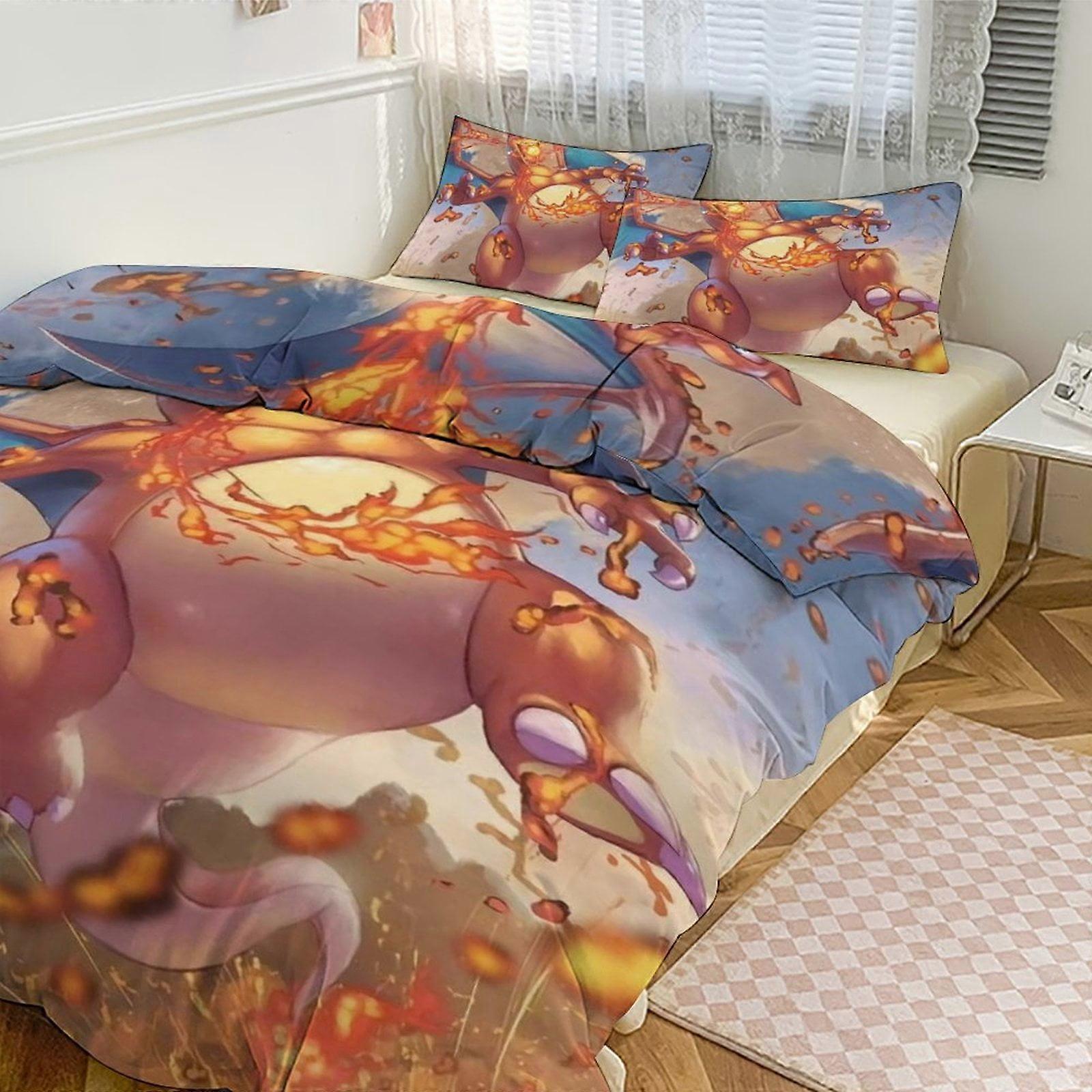 Ez454 Ch_arma_nder Print Bedding Set Pattern Duvet Cove Set 3 Pieces 1 Quilt Cover And 2 Pillowcases for Women Men Teens Multiple sizes to choose from
