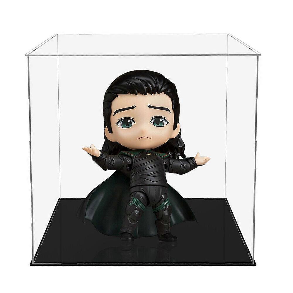 Dustproof Acrylic Display Case Clear Storage Holder Model Showcase 4" x 4" x 4.7