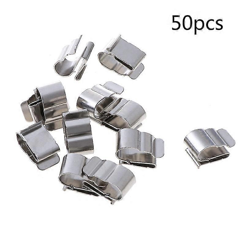 50pcs Solar Panel Cable Clips Management 2 Wire Pv Wire Clip Locking Fastener