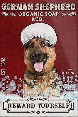 Placa de Metal de Lata de Modo de Café de Gato, Poster Retro Black Cat Coffee Co, vintage 8x12 Polegadas OU 12x16 Polegadas M