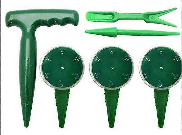Seeder Tool Succulent Transplanting Tools Seed Sowing Garden Tools Seed Sower for Multiplication Planting Set - Sower Planter Perforator Seedling Gree