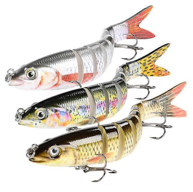 3 multi-jointed artificial baits