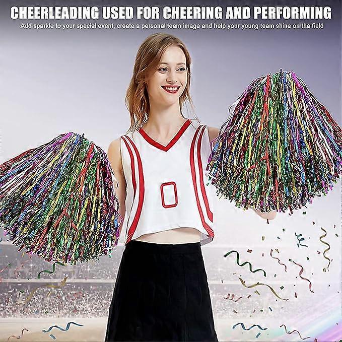 Affrolling 100 Stück Cheerleading-Geschenktüten Aus Kunststoff (25x16,5 Cm) – Mit Griff Für Mottoparty
