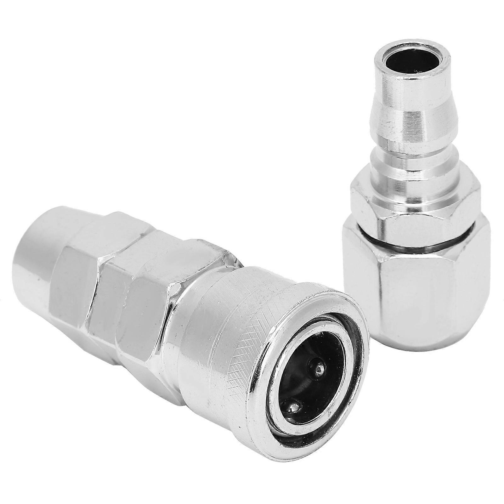 2Pcs Air Pipe Accessories Self Locking Quick Connector Pneumatic Joint 40SP+40PP
