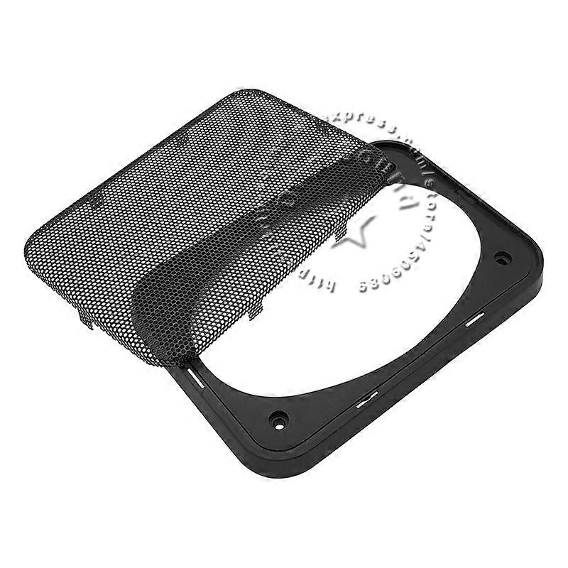 For 4"x6" Inch Rectangular Speaker Conversion Net Cover Car Home Audio Decorative Circle Metal Mesh Grille Protection #Black