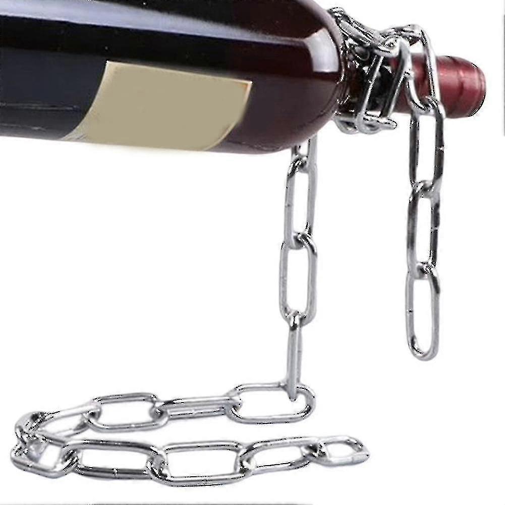 Super Cool Chain Wine Rack Personalized Iron Chain Wine Holder Wine Display Stand