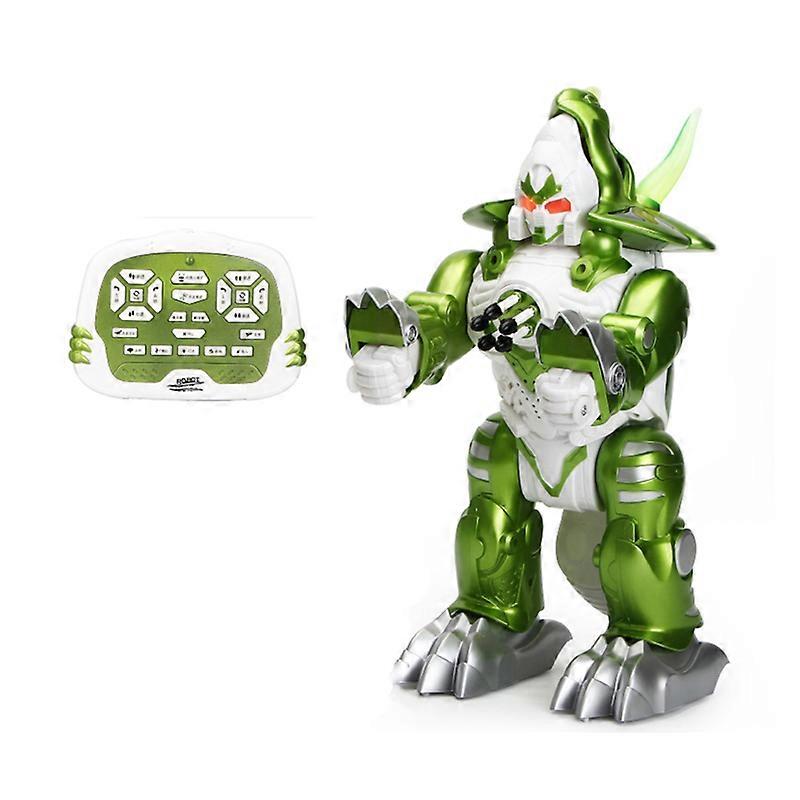 Berøringssensor Deformasjon Fjernkontroll Robot Dinosaur Missil Skudd Glide Gåbryter Dynamisk Musikk Dansemodus RC Leketøy