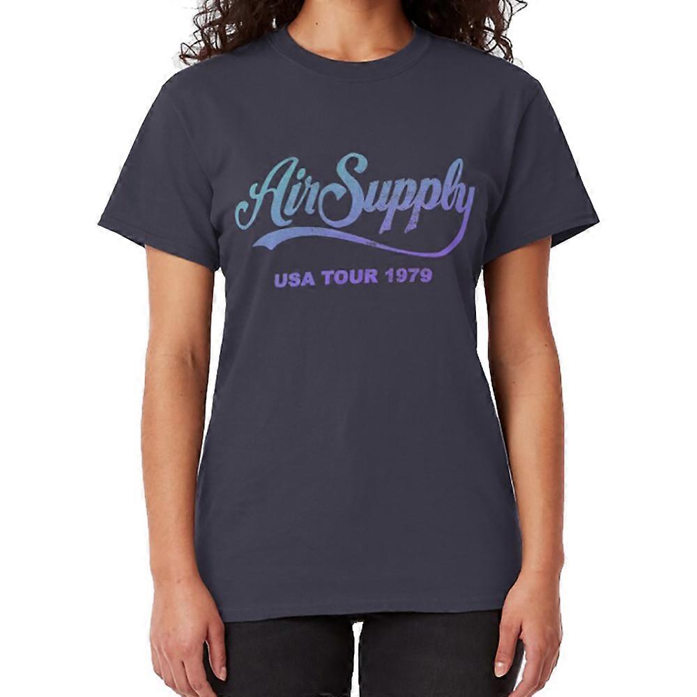 Camiseta de air supply (design angustiado)