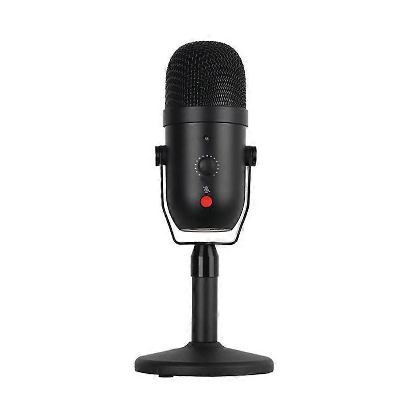 Heart-Shaped Voice Picking Up Micrphone with One Click Mute & Volumn Control