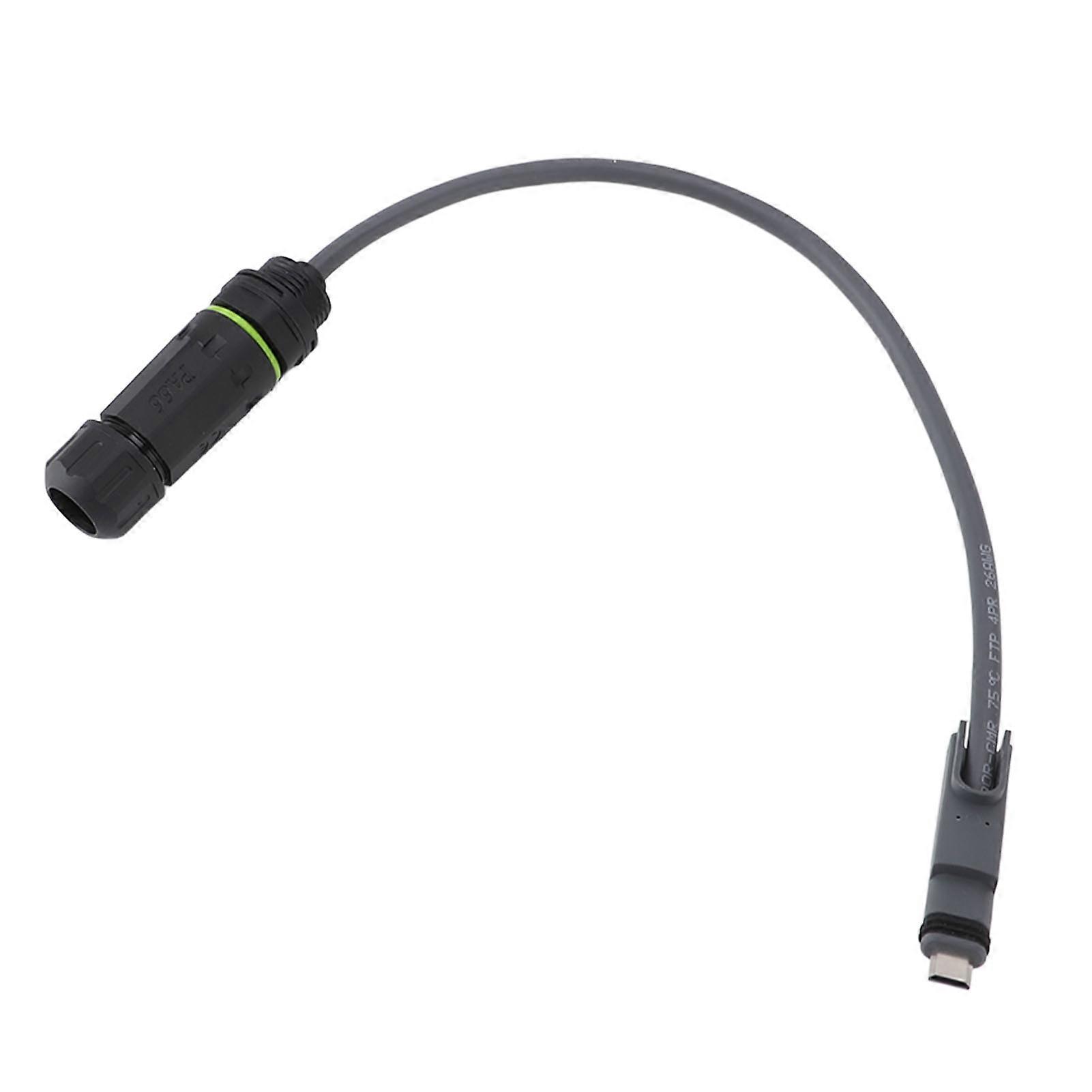 SPX Plug to RJ45 Adapter Professional IP68 Waterproof 1200Mbps for Starlink Ethernet Adapter for Starlink Cable for Starlink Gen2 Dish