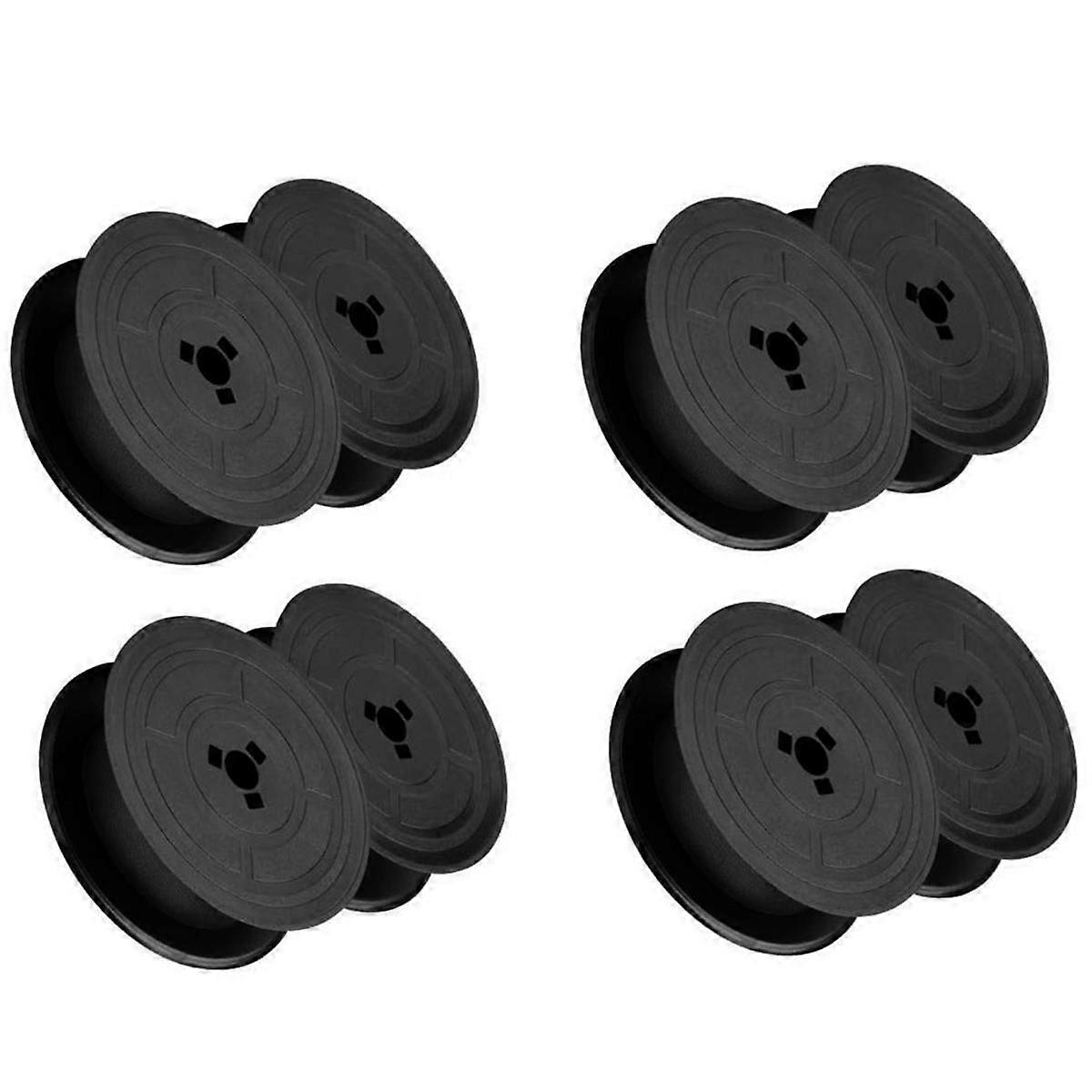4Pcs GR4 Typewriter Ribbon Typewriter Ribbon Twin Spool Replacement for Lettera Typewriter (Black)