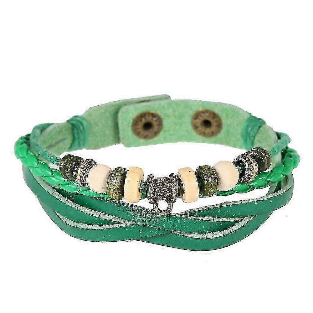 Unisex Leather Braided Bracelet