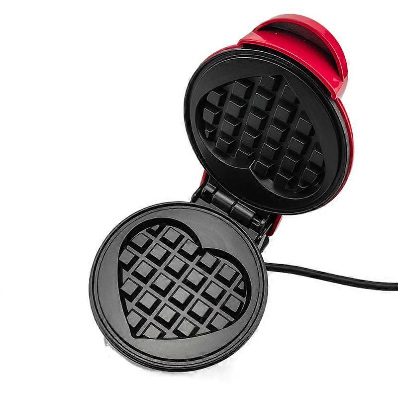 Mini Electric Waffle Maker - 220v for single waffles, hashbrowns with easy clean, non-stick surface
