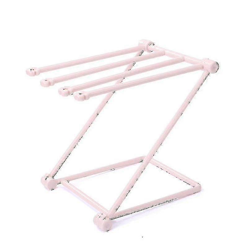 Foldable Base Towel Rack With 4-bar